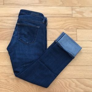New, AG Anthro ‘Stevie Cuff’ Slim Straight Jeans!